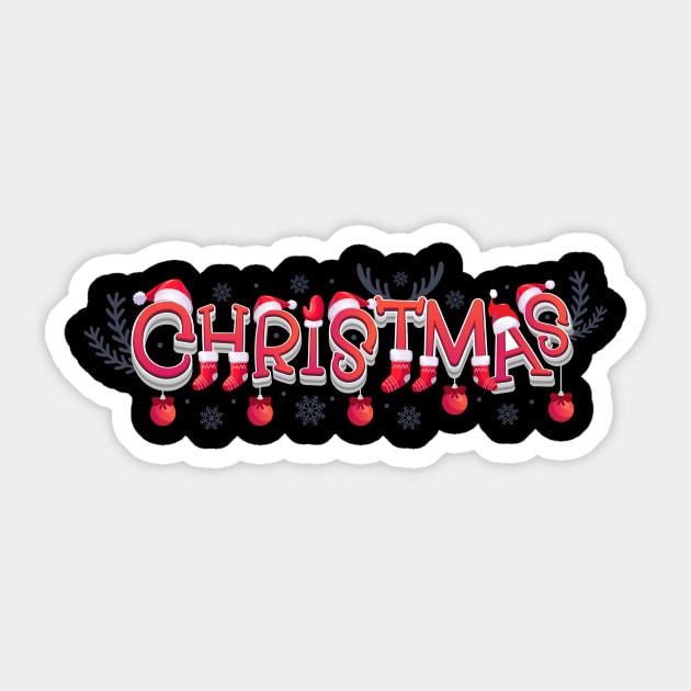 Christmas Sticker by KalmounisArt